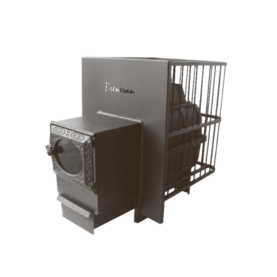 Печь Банная «Бренера-Малыш» чугун со стеклом Печь Банная «Бренера-Малыш» чугун со стеклом