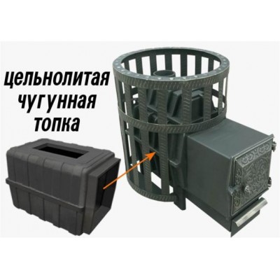 Печь банная Берёзка Воевода - 20 сетка ЗК дверка ДТ - 4 Печь банная Берёзка Воевода - 20 сетка ЗК дверка ДТ - 4