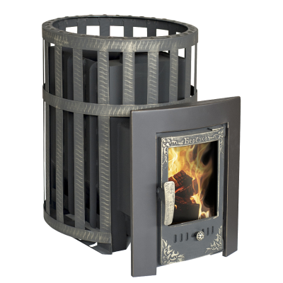 Печь банная Берёзка Викинг - 15 дверка панорама сетка Печь банная Берёзка Викинг - 15 дверка панорама сетка