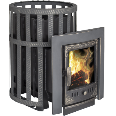 Печь банная Берёзка Викинг - 24 дверка панорама сетка Печь банная Берёзка Викинг - 24 дверка панорама сетка