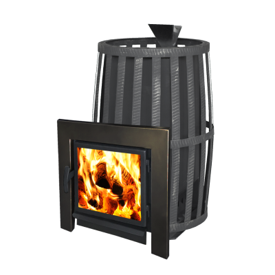 Печь банная Берёзка Флагман - 18 ЗК дверка панорама сетка Печь банная Берёзка Флагман - 18 ЗК дверка панорама сетка