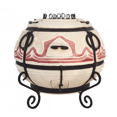 Печь Тандыр Амфора Восточный со стойкой для аксессуаров в комплекте Печь Тандыр Амфора Восточный со стойкой для аксессуаров в комплекте