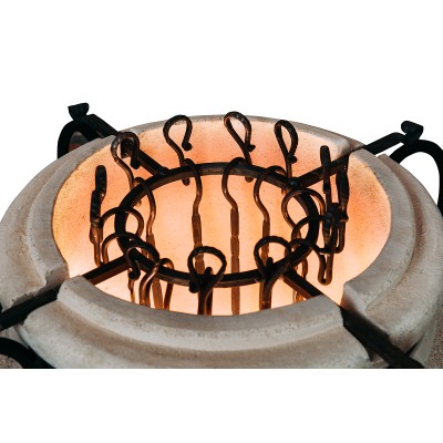 Печь Тандыр Амфора Аладдин мини со стойкой - подставкой под крышку в комплекте Печь Тандыр Амфора Аладдин мини со стойкой - подставкой под крышку в комплекте