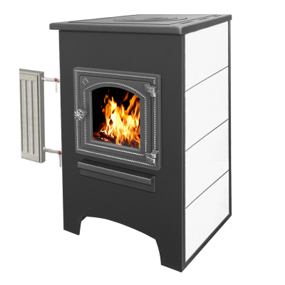 Печь-камин ETNA (ДТ-4С) с плитой и теплообменником Печь-камин ETNA (ДТ-4С) с плитой и теплообменником