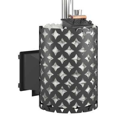 Чугунная печь для бани ЭТНА 18 (Панорама) Закрытая каменка Чугунная печь для бани ЭТНА 18 (Панорама) Закрытая каменка