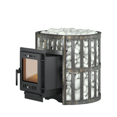 Чугунная печь для бани ЭТНА 24 (210) "М" Ковка Чугунная печь для бани ЭТНА 24 (210) "М" Ковка