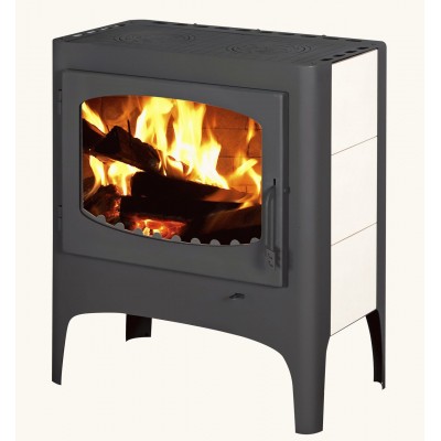 Печь - камин Бавария Эко с плитой две конфорки Печь - камин Бавария Эко с плитой две конфорки