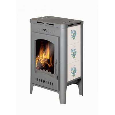 Печь - камин Бавария Оптима незабудка Печь - камин Бавария Оптима незабудка