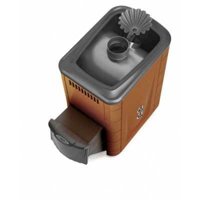 Печь банная ТМФ Ангара 2012 Inox ДА ЗК ТО терракота Печь банная ТМФ Ангара 2012 Inox ДА ЗК ТО терракота