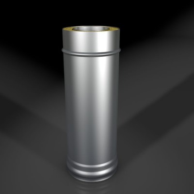 Труба Теплов и Сухов Термо L 250 ТТ-Р 304-0.5/304-0.5 D120/220 с хомутом Труба Теплов и Сухов Термо L 250 ТТ-Р 304-0.5/304-0.5 D120/220 с хомутом