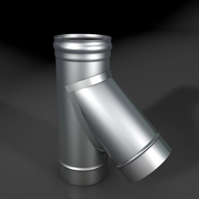 Тройник Теплов и Сухов моно ТРМ-Р 45*, 304, 0,5, D 120 Тройник Теплов и Сухов моно ТРМ-Р 45*, 304, 0,5, D 120