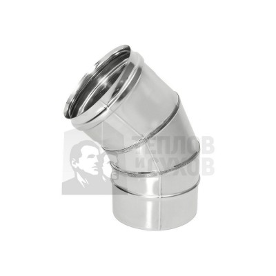 Отвод Теплов и Сухов 45* ОМ-Р 304-0.5 D200 Отвод Теплов и Сухов 45* ОМ-Р 304-0.5 D200