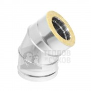 Отвод Теплов и Сухов Термо 45* ОТ-Р 430-0.5/Оц. D130/200