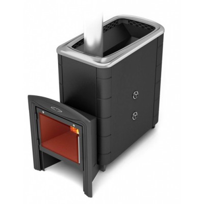 Печь банная ТМФ Тунгуска XXL 2013 Inox Витра ТО антрацит Печь банная ТМФ Тунгуска XXL 2013 Inox Витра ТО антрацит