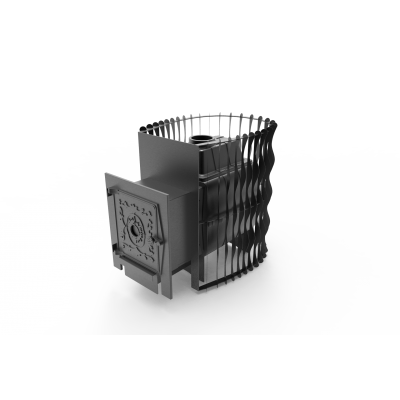 Банная печь Чугунка 16 Подкова с Банная печь Чугунка 16 Подкова с