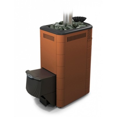 Печь банная ТМФ Гейзер XXL 2017 Inox ДА ЗК терракота Печь банная ТМФ Гейзер XXL 2017 Inox ДА ЗК терракота