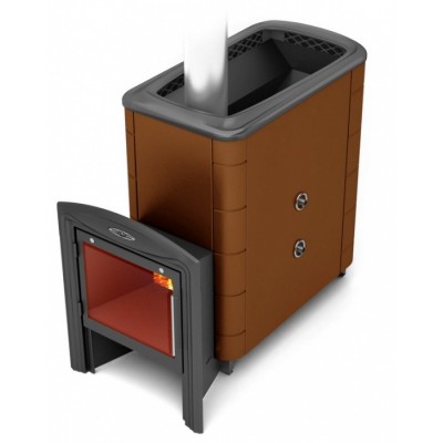 Печь банная ТМФ Тунгуска XXL 2013 Inox Витра ТО терракота Печь банная ТМФ Тунгуска XXL 2013 Inox Витра ТО терракота