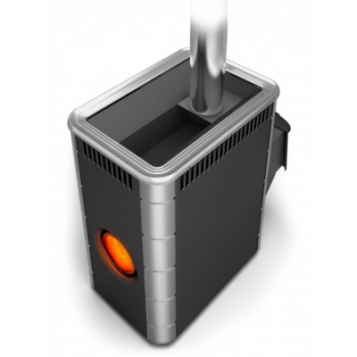 Печь банная ТМФ Аврора Inox ДА Иллюминатор антрацит НВ Печь банная ТМФ Аврора Inox ДА Иллюминатор антрацит НВ