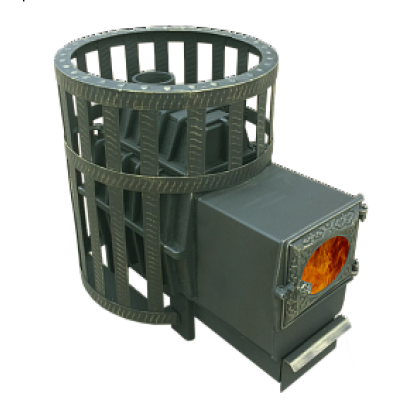 Печь чугунная для бани Берёзка "Воевода" 20 (ДТ-3 СТЕКЛО Сетч.кожух) Печь чугунная для бани Берёзка "Воевода" 20 (ДТ-3 СТЕКЛО Сетч.кожух)