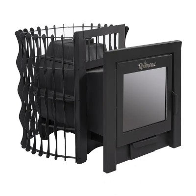 Банная печь Протопи Чугунка 16 Финка Панорама Банная печь Протопи Чугунка 16 Финка Панорама