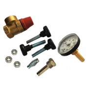 Манометр, комплект ножек и предохранительный клапан SUNSYSTEMSK V