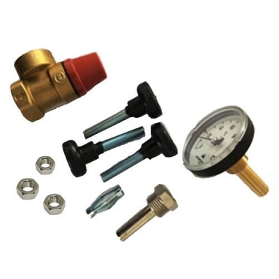 Манометр, комплект ножек и предохранительный клапан SUNSYSTEMSK V Манометр, комплект ножек и предохранительный клапан SUNSYSTEMSK V