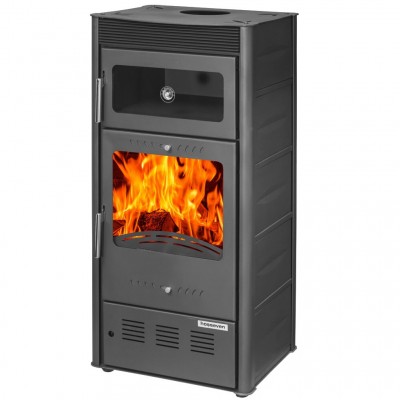 Печь-камин отопительная Hosseven ROSE OVEN ANTHRACITE Печь-камин отопительная Hosseven ROSE OVEN ANTHRACITE