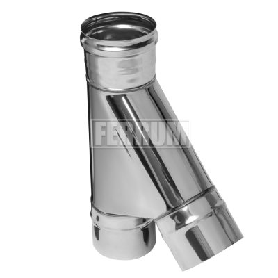 Тройник-К 135° Ferrum (430/0,5мм) Ф200 Тройник-К 135° Ferrum (430/0,5мм) Ф200