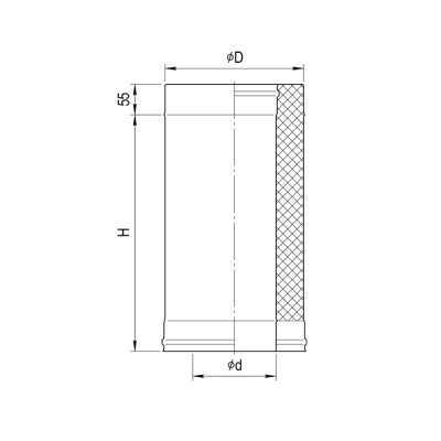 Сэндвич 1,0м Ferrum (430/0,5мм + нерж.) Ф140х210 Сэндвич 1,0м Ferrum (430/0,5мм + нерж.) Ф140х210