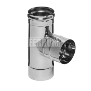 Тройник-Д 90° Ferrum (430/0,5мм) Ф80