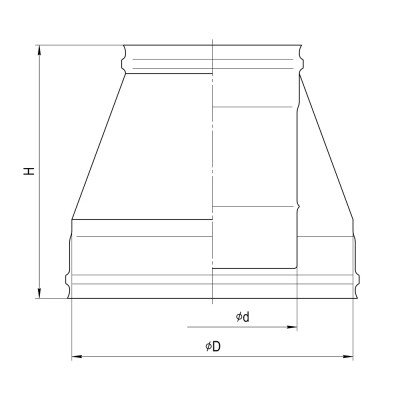 Конус Ferrum (430/0,5 мм) Ф130х200 Конус Ferrum (430/0,5 мм) Ф130х200