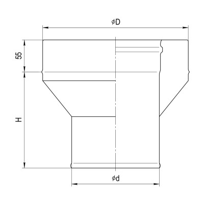 Адаптер стартовый Ferrum (430/0,5 мм ) Ф120х200 Адаптер стартовый Ferrum (430/0,5 мм ) Ф120х200