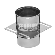 Площадка монтажная одностенная Ferrum (430/0,8 мм) Ф100
