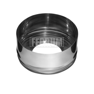 Заглушка с отверстием Ferrum (430/0,5мм) Ф180x280 Заглушка с отверстием Ferrum (430/0,5мм) Ф180x280