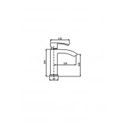 Смеситель для раковины ALMAes TVZ-0902 черный