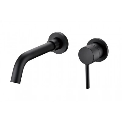 Встраиваемый смеситель для раковины ALMAes TVZ-0813 черный Встраиваемый смеситель для раковины ALMAes TVZ-0813 черный