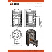 Печь для бани Эверест "Steam Master" 60 INOX (320M)
