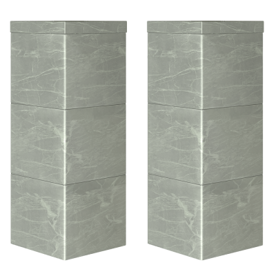 Облицовка дымохода "Талькохлорит" 260х260х750 (Ø 120) Облицовка дымохода "Талькохлорит" 260х260х750 (Ø 120)