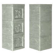 Облицовка дымохода Талькохлорит "Профи 1 сторона" (280х280х750 S-50)