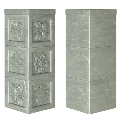 Облицовка дымохода Талькохлорит "Профи 2 стороны" (280х280х750 S-50) Облицовка дымохода Талькохлорит "Профи 2 стороны" (280х280х750 S-50)