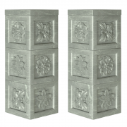 Облицовка дымохода Талькохлорит "Профи 4 стороны" (280х280х750 S-50)