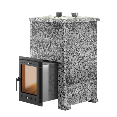 Печь для бани Эверест "Steam Master 38 INOX" Пироксенит Элит, S-40 Печь для бани Эверест "Steam Master 38 INOX" Пироксенит Элит, S-40