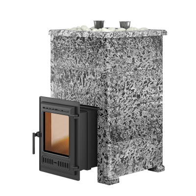 Печь для бани Эверест "Steam Master 38 ЧУГУН" Пироксенит Элит, S-40 Печь для бани Эверест "Steam Master 38 ЧУГУН" Пироксенит Элит, S-40