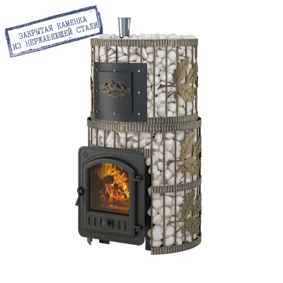 Печь для бани Эверест "Легкий пар Профи" Ковка Б/В (закрытая каменка из нерж. стали) Печь для бани Эверест "Легкий пар Профи" Ковка Б/В (закрытая каменка из нерж. стали)