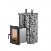 Печь для бани Эверест "Steam Master" 30 НЕРЖ. (320М) Ламель Пироксенит Элит, S-20