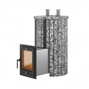 Печь для бани Эверест "Steam Master" 38 НЕРЖ. Ламель Пироксенит Элит, S-20