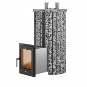 Печь для бани Эверест "Steam Master" 44 НЕРЖ. Ламель Пироксенит Элит, S-20