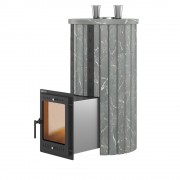 Печь для бани Эверест "Steam Master" 44 НЕРЖ. Ламель Талькохлорит, S-20