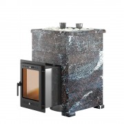 Печь для бани Эверест "Steam Master 30 INOX (ИНОКС)" Амфиболит, S-40
