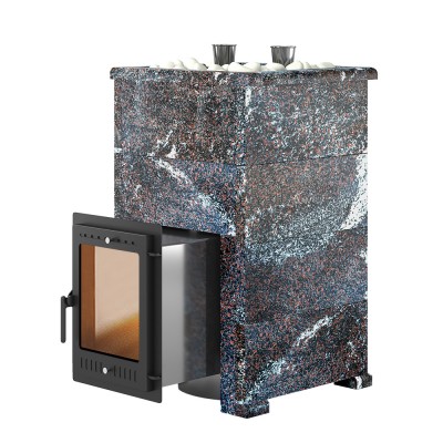 Печь для бани Эверест "Steam Master 38 INOX" Амфиболит, S-40 Печь для бани Эверест "Steam Master 38 INOX" Амфиболит, S-40